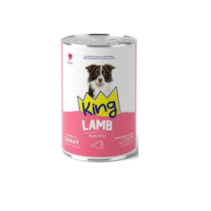 KİNG KÖPEK KONSERVE KUZU ETLİ 400 GR